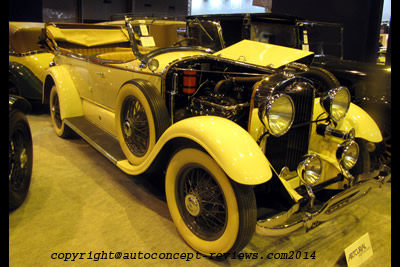 367 - 1929 Lincoln Type L six seats Torpedo Convertible- 6.300 cc. V8. Sold 119 200 €